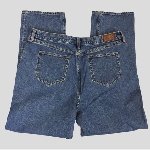 Lands End High Rise Straight Jeans Womens 16 - Picture 2 of 11